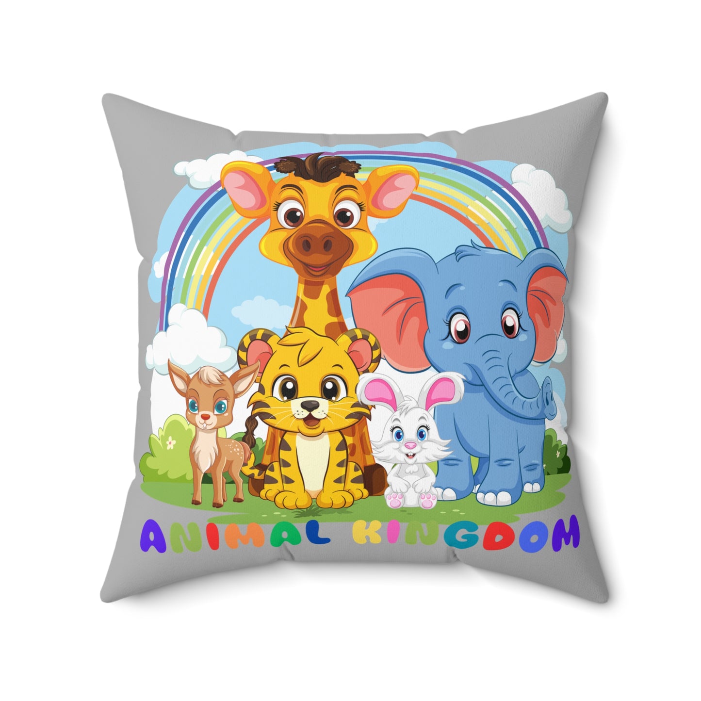 Animal Kingdom - Spun Polyester Square Pillow