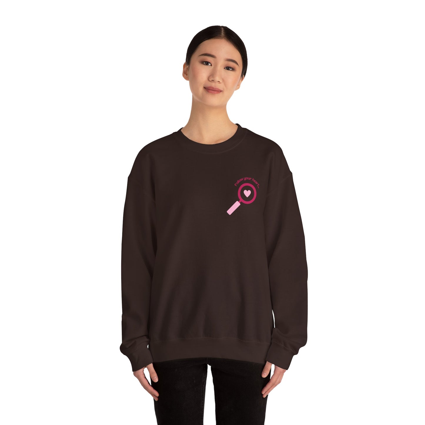 Follow Your Heart - Unisex Heavy Blend™ Crewneck Sweatshirt - 11621