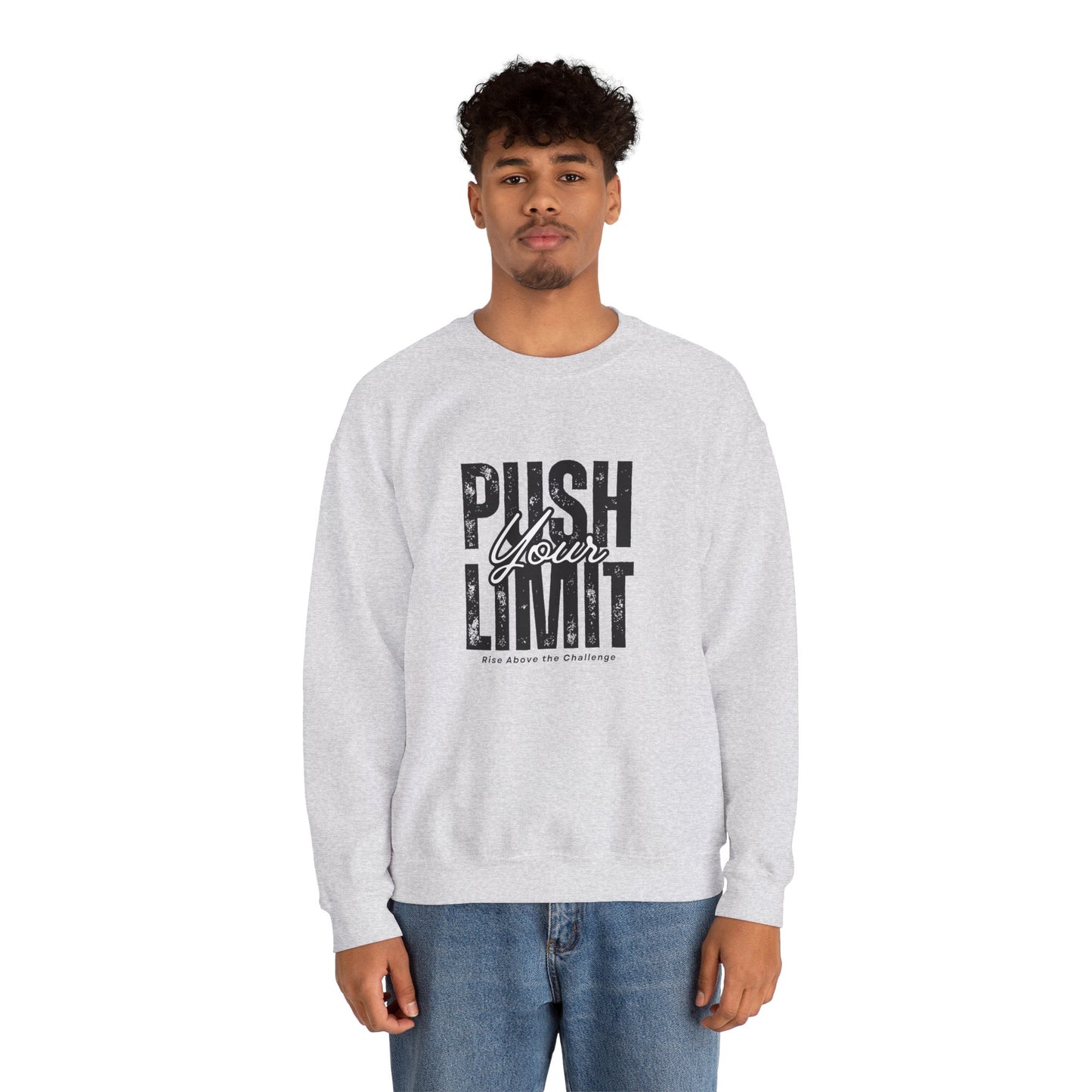 Push Your Limit - Unisex Heavy Blend™ Crewneck Sweatshirt - 10595