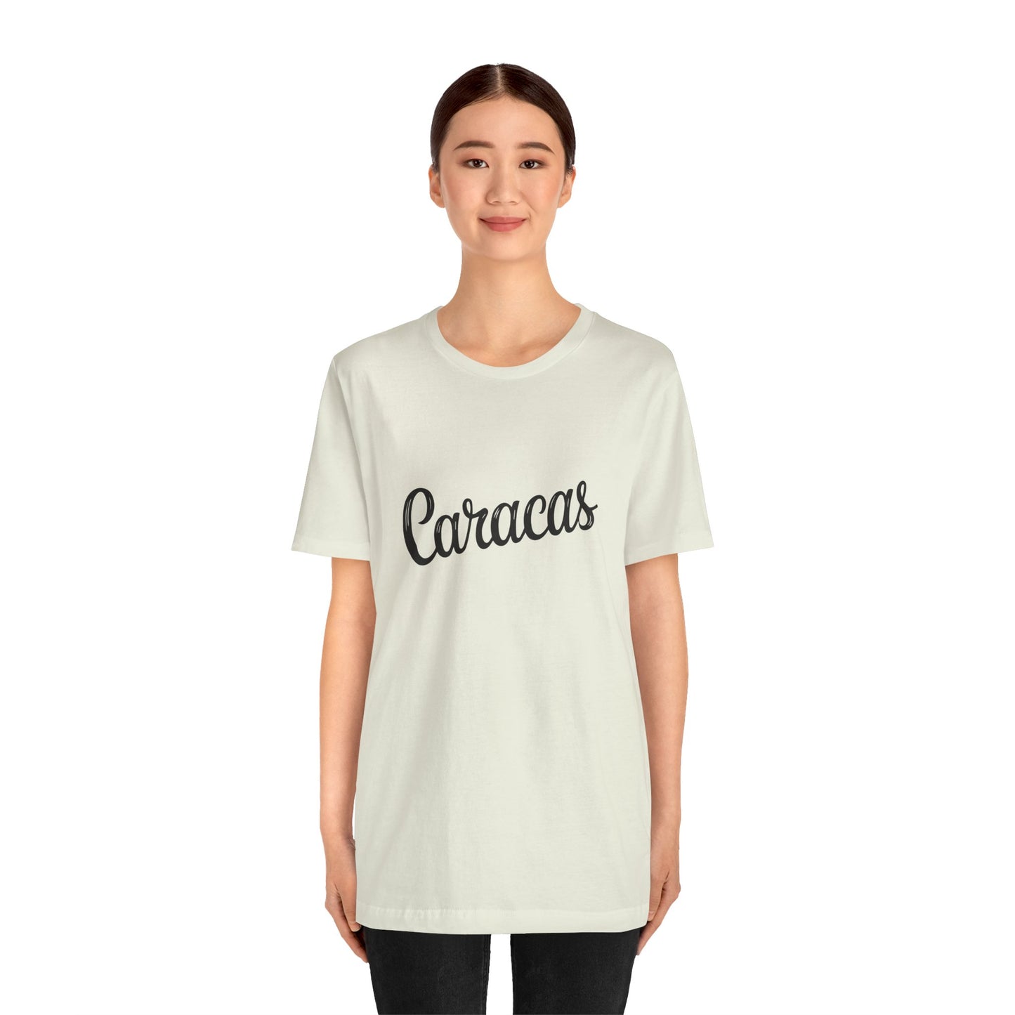 Caracas Unisex Jersey Short Sleeve Tee - Casual Graphic T-Shirt for Everyday Wear - 12270