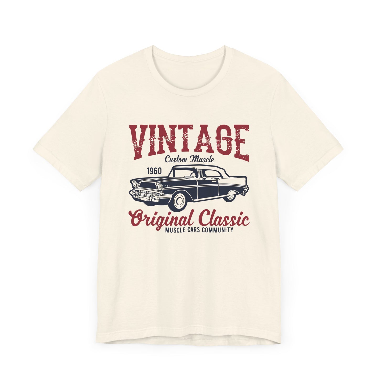 Vintage Custom Muscle, Original Classic - Unisex Jersey Short Sleeve Tee - 12612