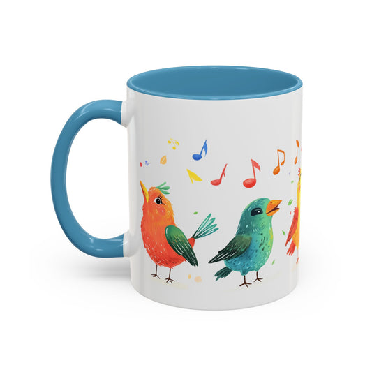 Colorful Birds - Accent Coffee Mug (11, 15oz) - 10871