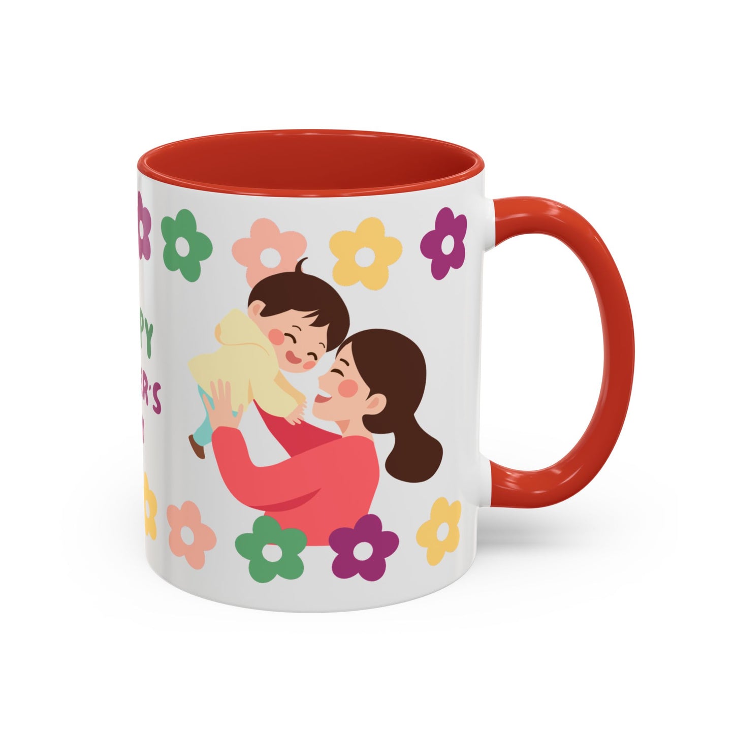 Happy Mother's Day Floral Accent Coffee Mug - 11/15oz - 12491