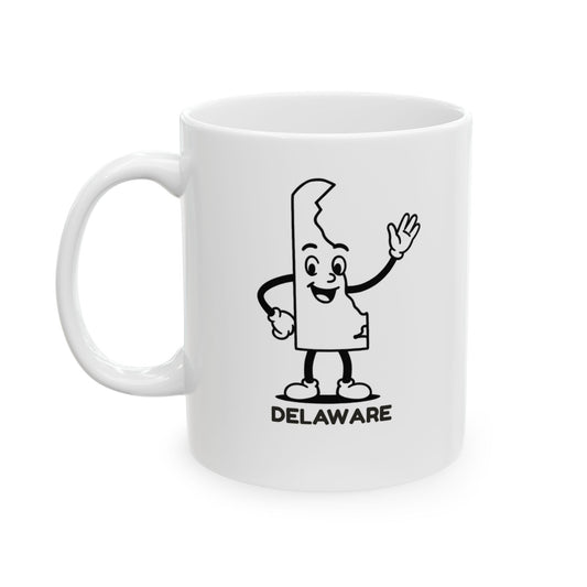 "Delaware: Small in size, big in personality." Ceramic Mug, 11/15oz - 14117