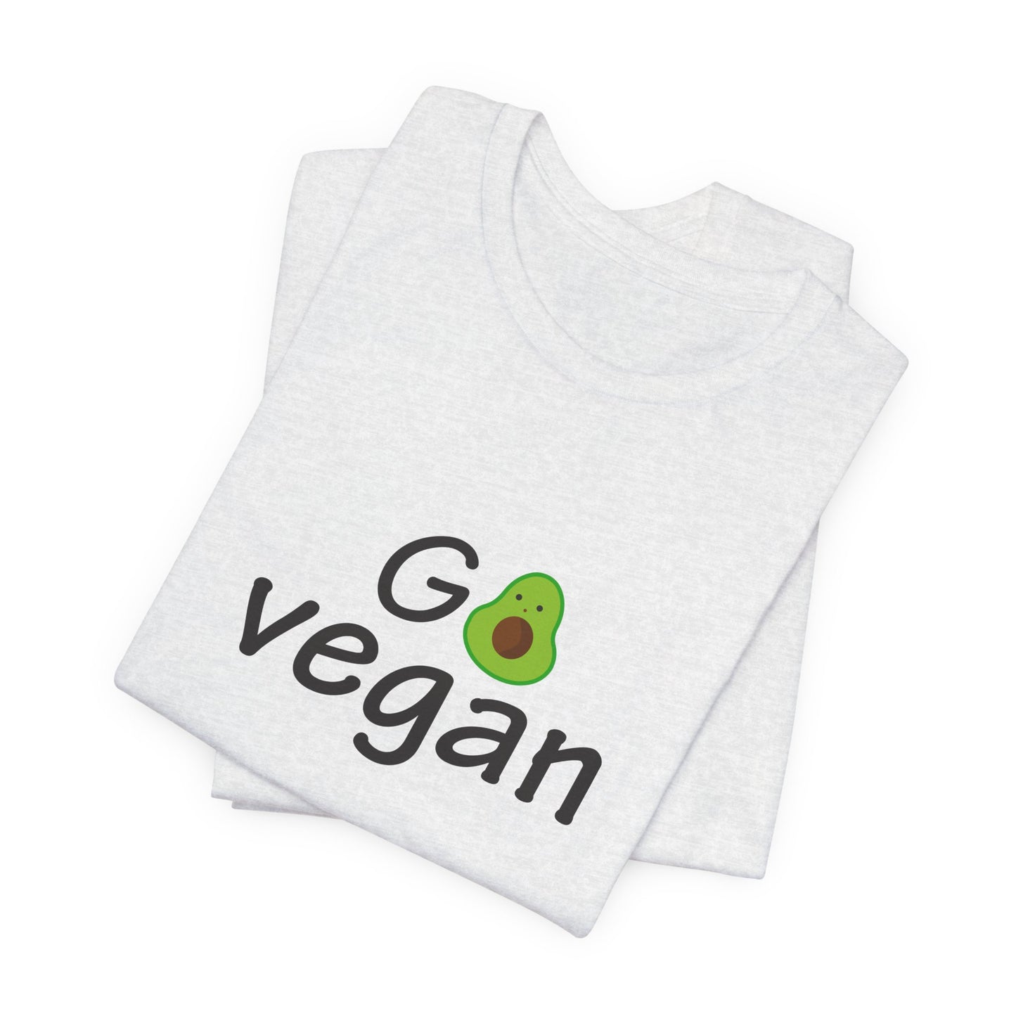 Go Vegan - Unisex Jersey Short Sleeve Tee