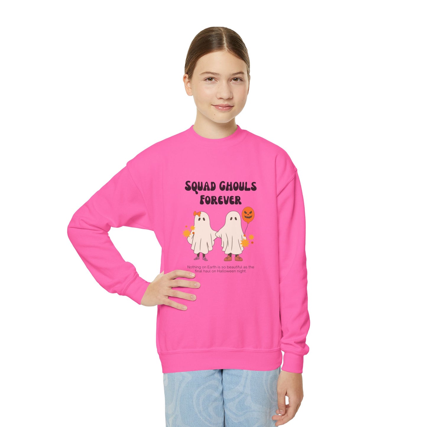 Squad Ghouls Forever - Youth Crewneck Sweatshirt