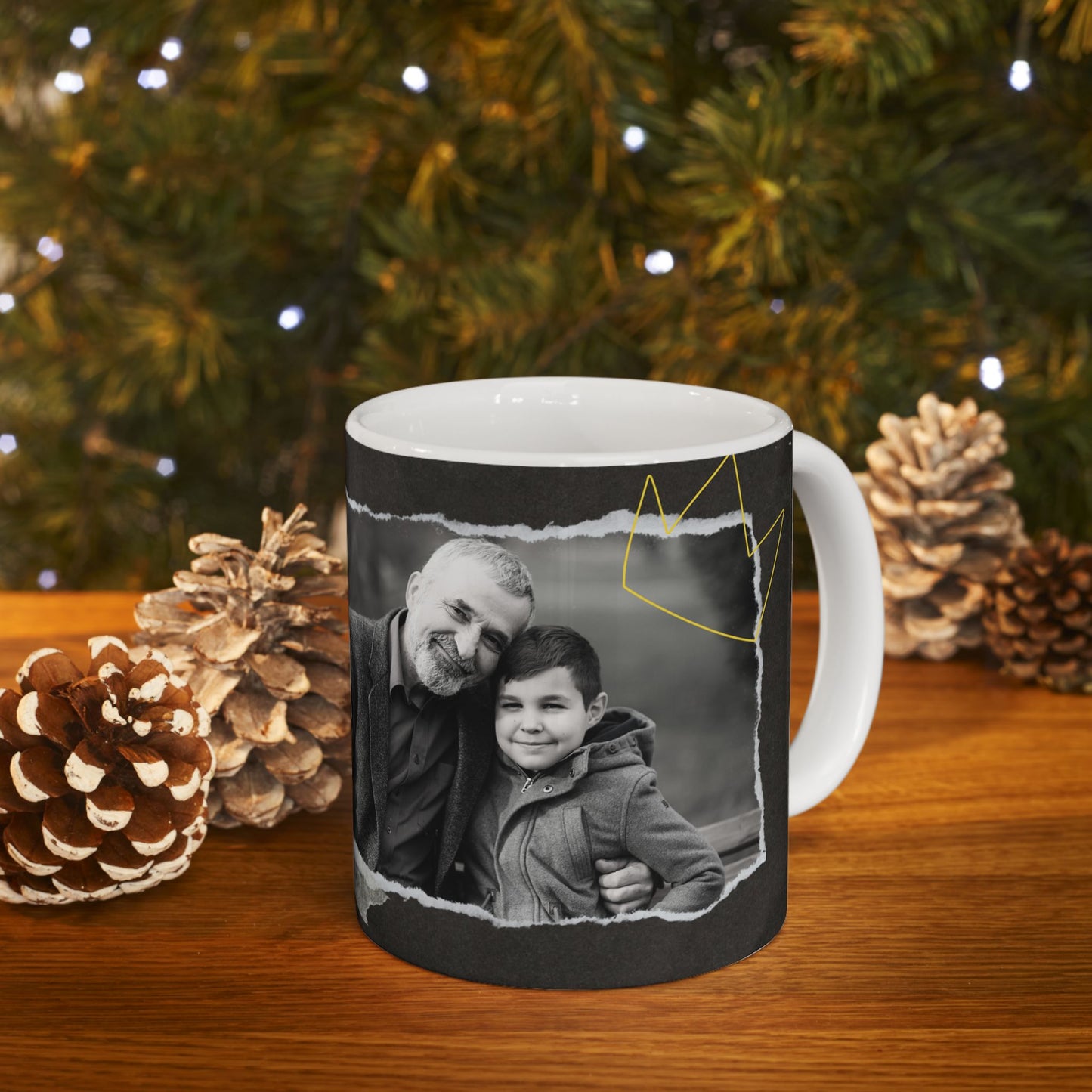 Personalized Ceramic Mug for Grandpa | Unique Gift for Father's Day, Birthday, or Just Because | 11oz and 15oz Sizes - 14063