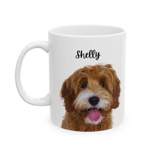 Personalized Dog Lover's Ceramic Mug - Cute Pet Gift for Coffee, Tea, Dog-Themed Home Decor - 14156