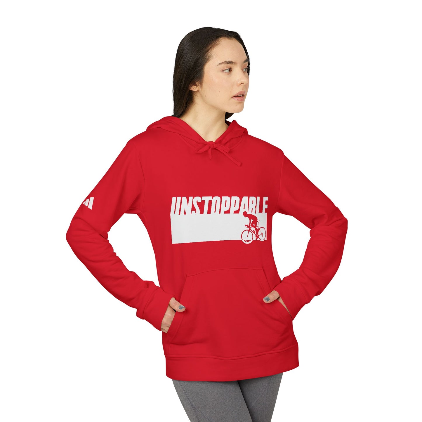 Bicycle: Unstoppable - Adidas Unisex Fleece Hoodie