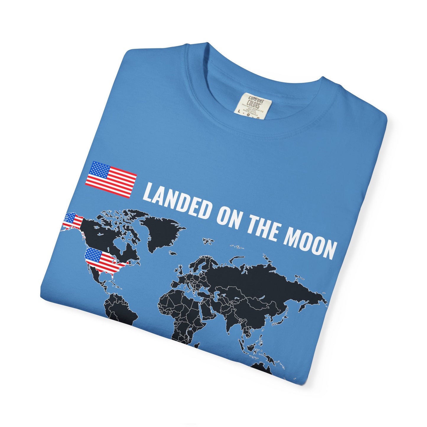 USA, Moon Landing Unisex T-Shirt | Vintage Space Vibe, July 4th - 13735