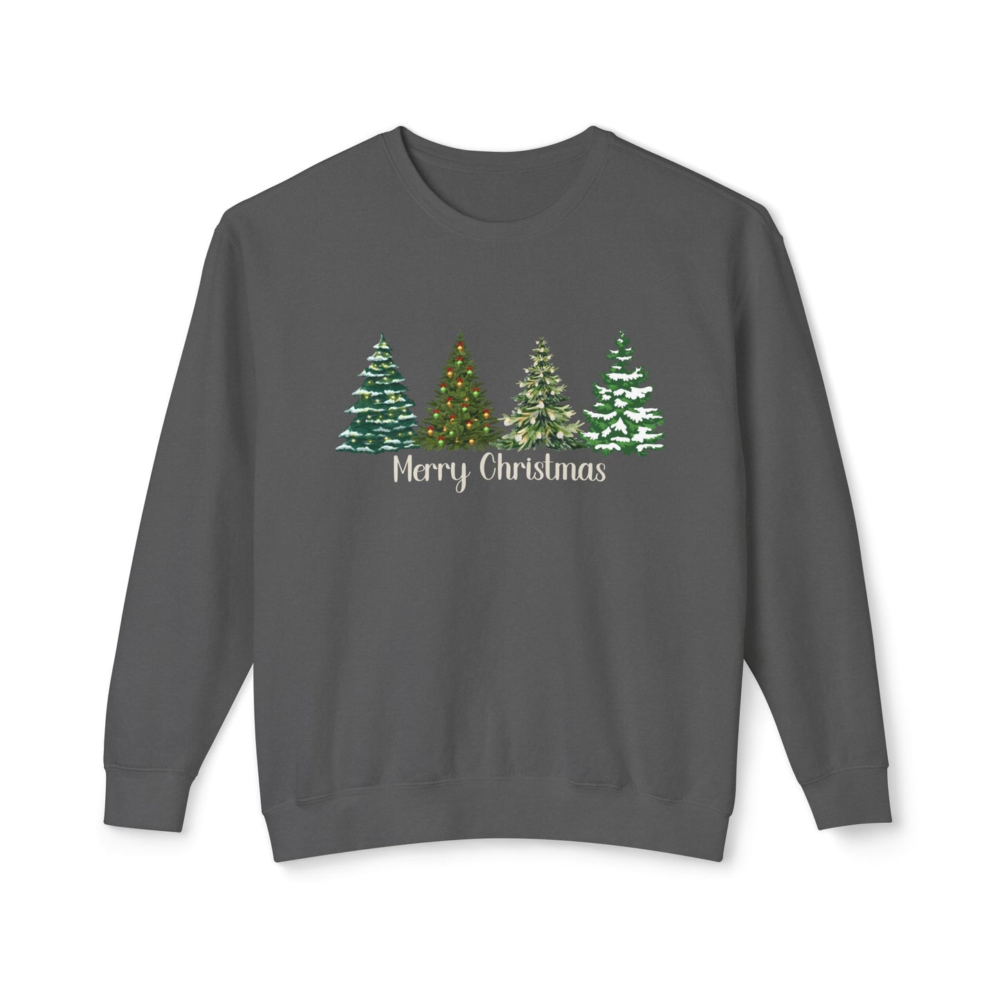 Winter Trees - Unisex Lightweight Crewneck Sweatshirt - 10238