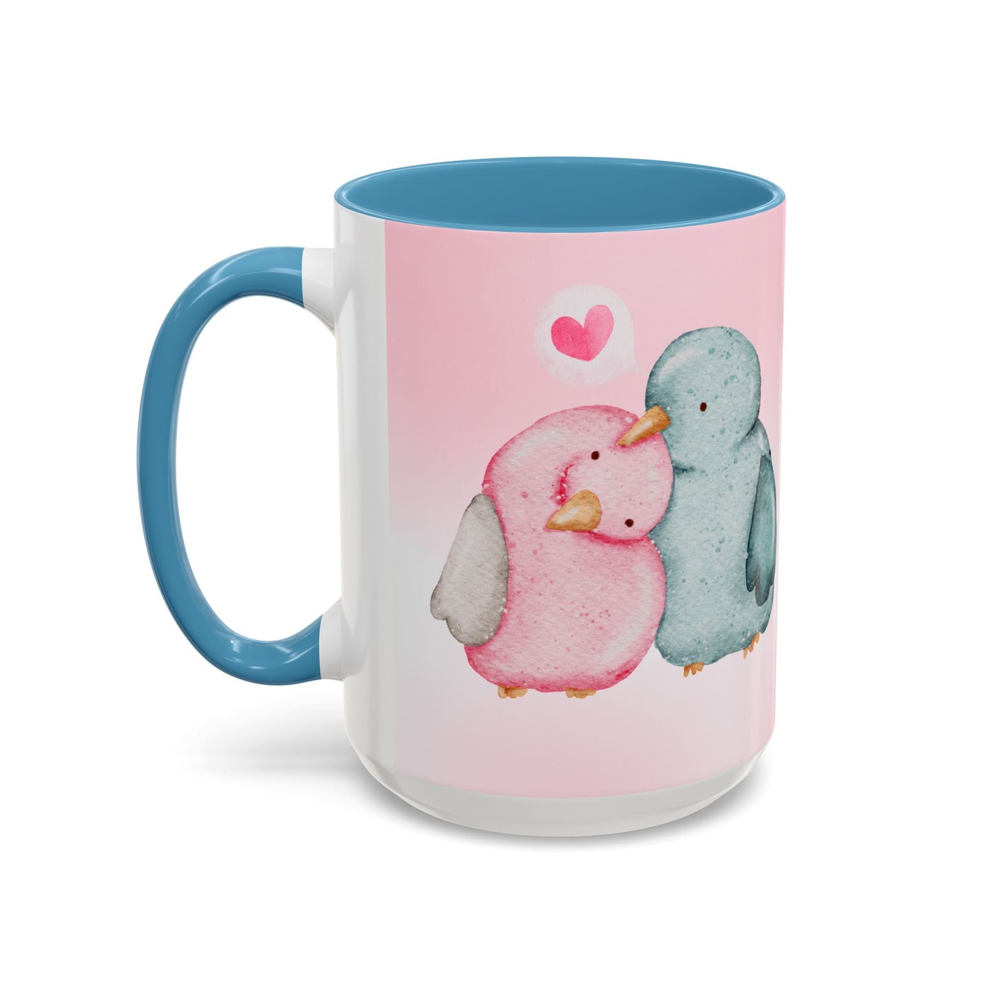 Male and Female Penguins, I will Always Love You - Accent Coffee Mug (11, 15oz) - 11018