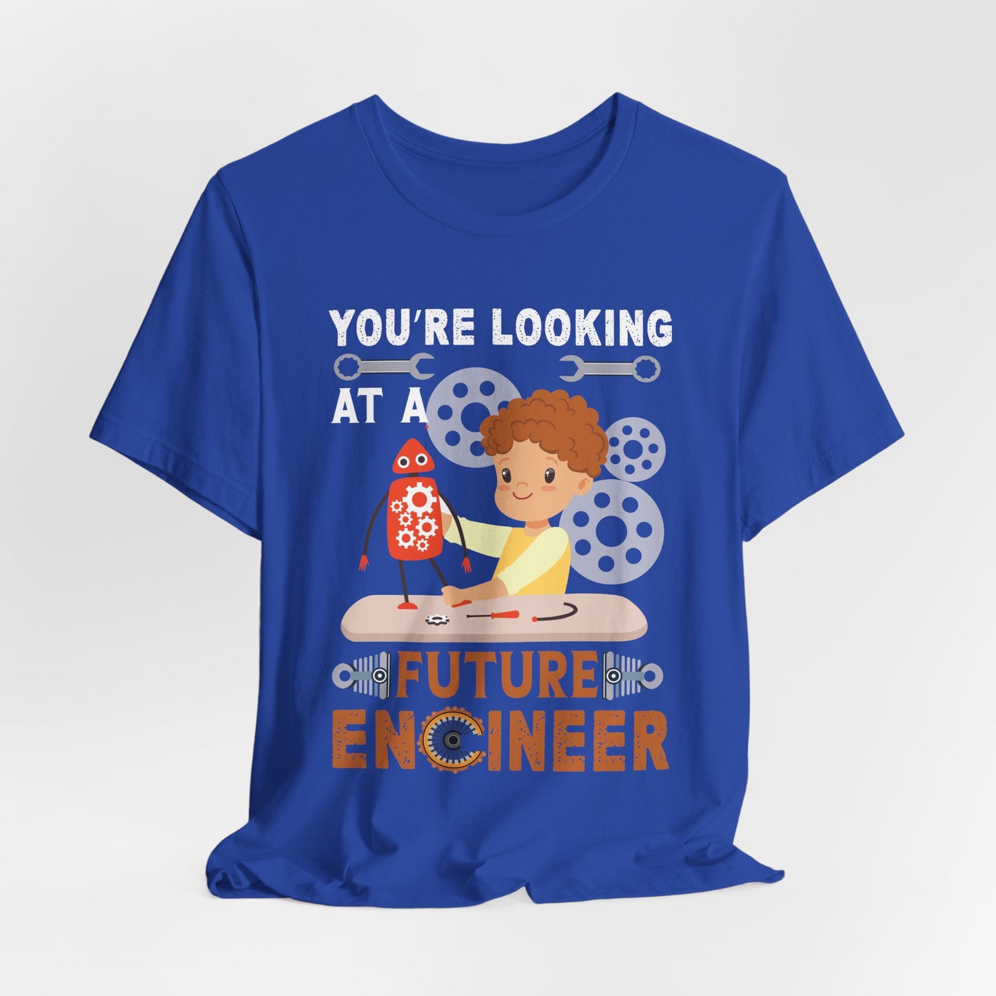Engineer: You're Looking At A Future Engineer - Unisex Jersey Short Sleeve Tee - 13620