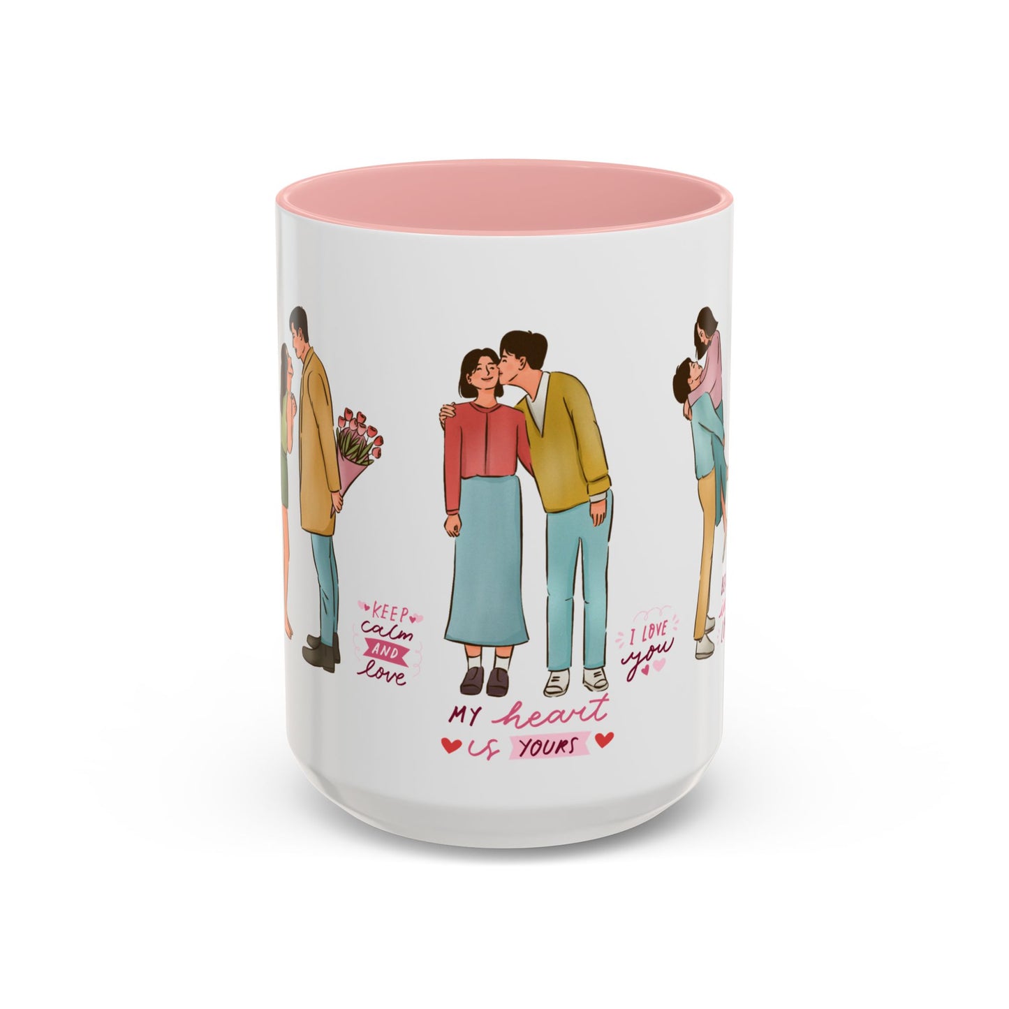 My Heart is Yours - Accent Coffee Mug (11, 15oz) - 11576