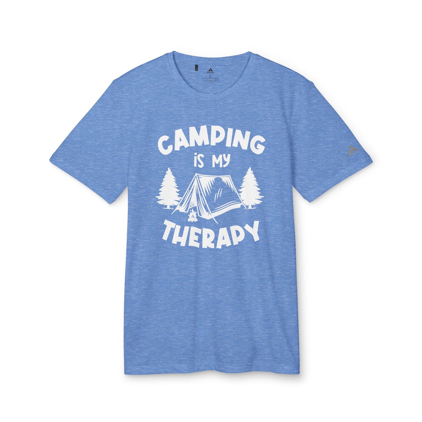 Camping Is My Therapy - Adidas Unisex Sport T-shirt