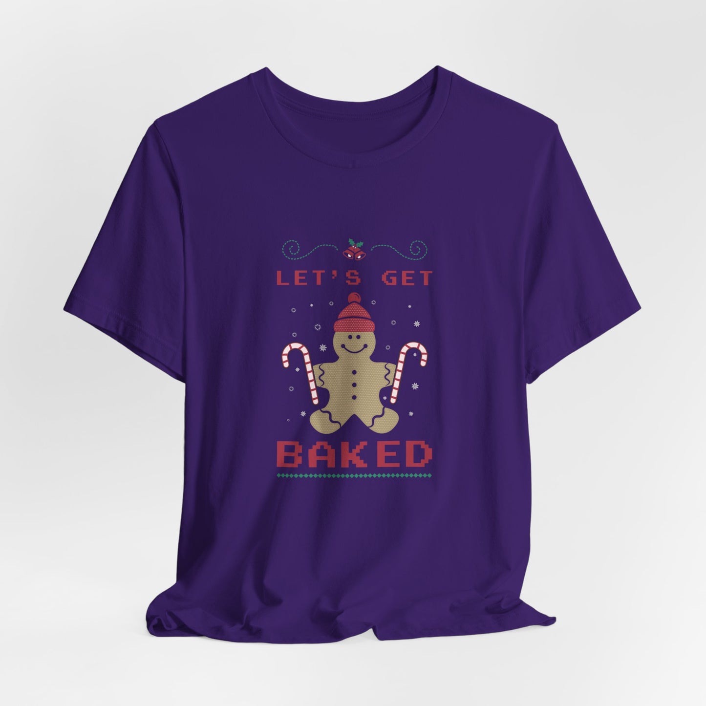 Christmas: Let's Get Baked - Unisex Jersey Short Sleeve Tee