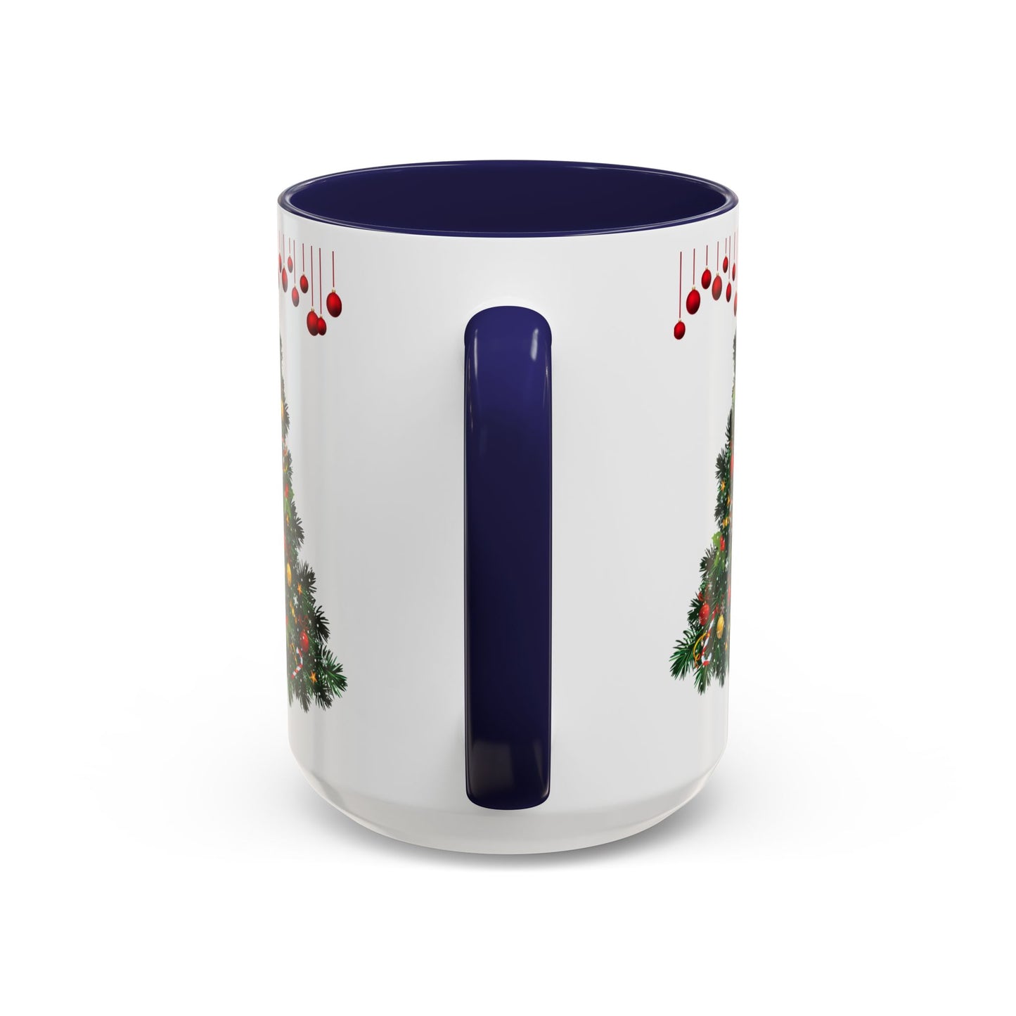 Merry Christmas - Accent Coffee Mug (11, 15oz)