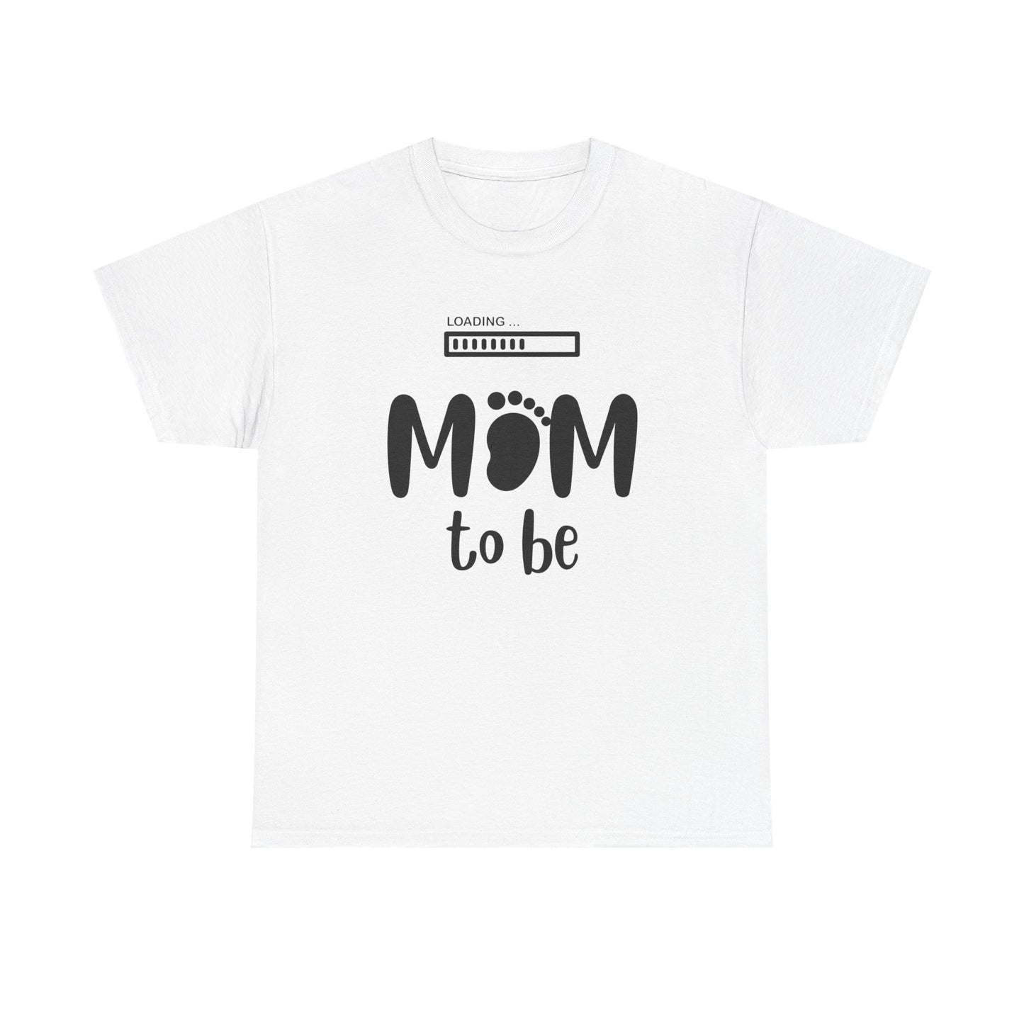 Mom to Be Shirt – Pregnancy Announcement Gift Tee with Loading Bar - 14879