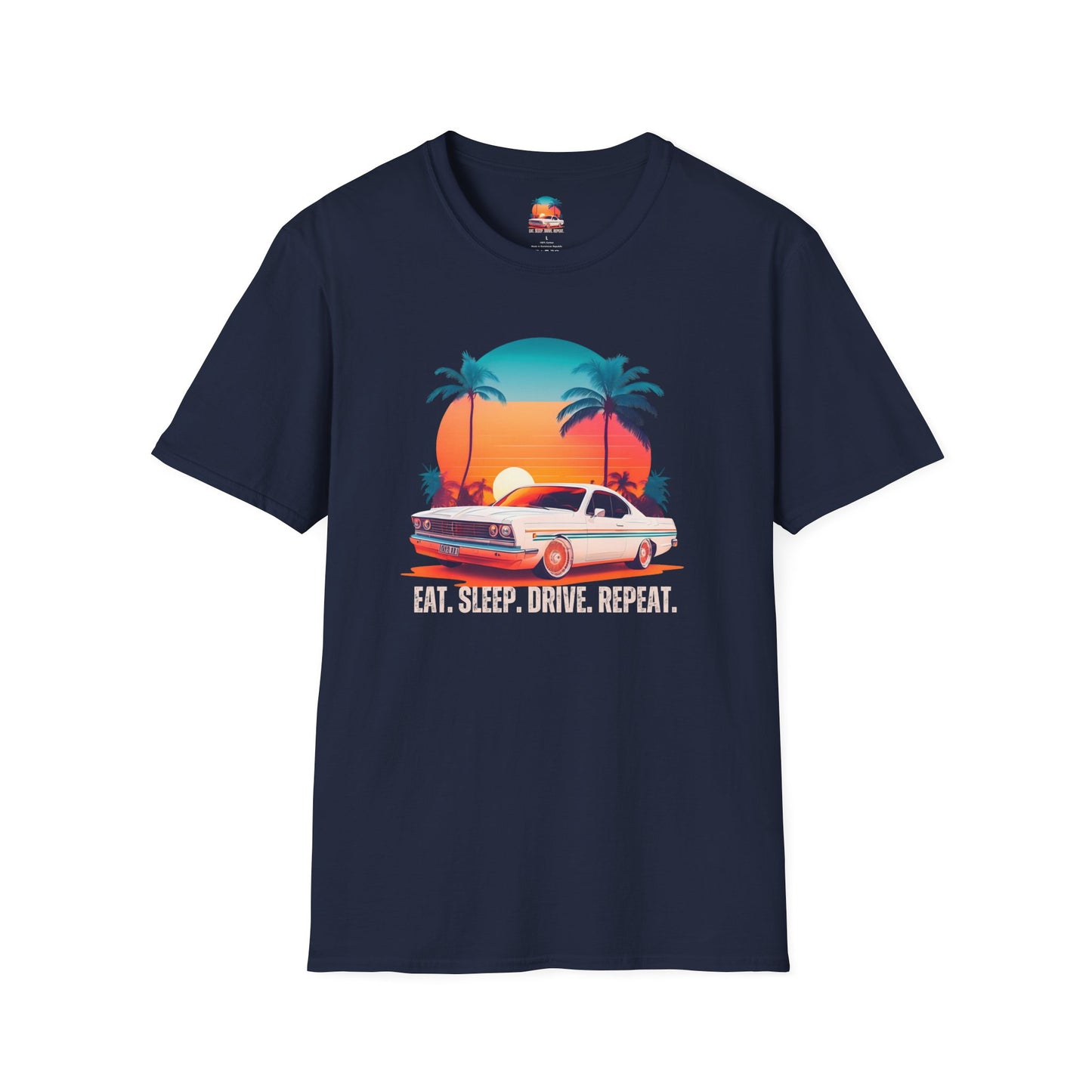 Eat. Sleep. Drive. Repeat. -  Unisex Softstyle T-Shirt - 10221