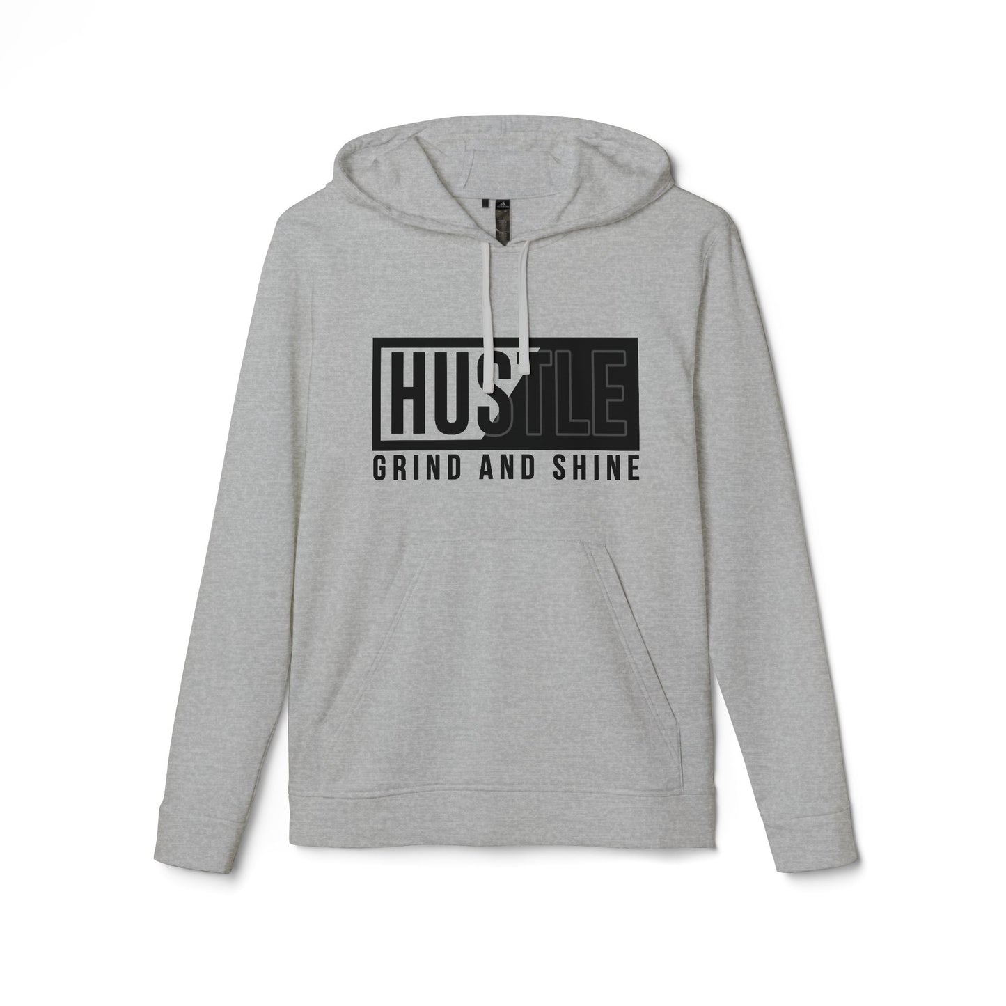 Hustle, Grind And Shine - Adidas Unisex Fleece Hoodie