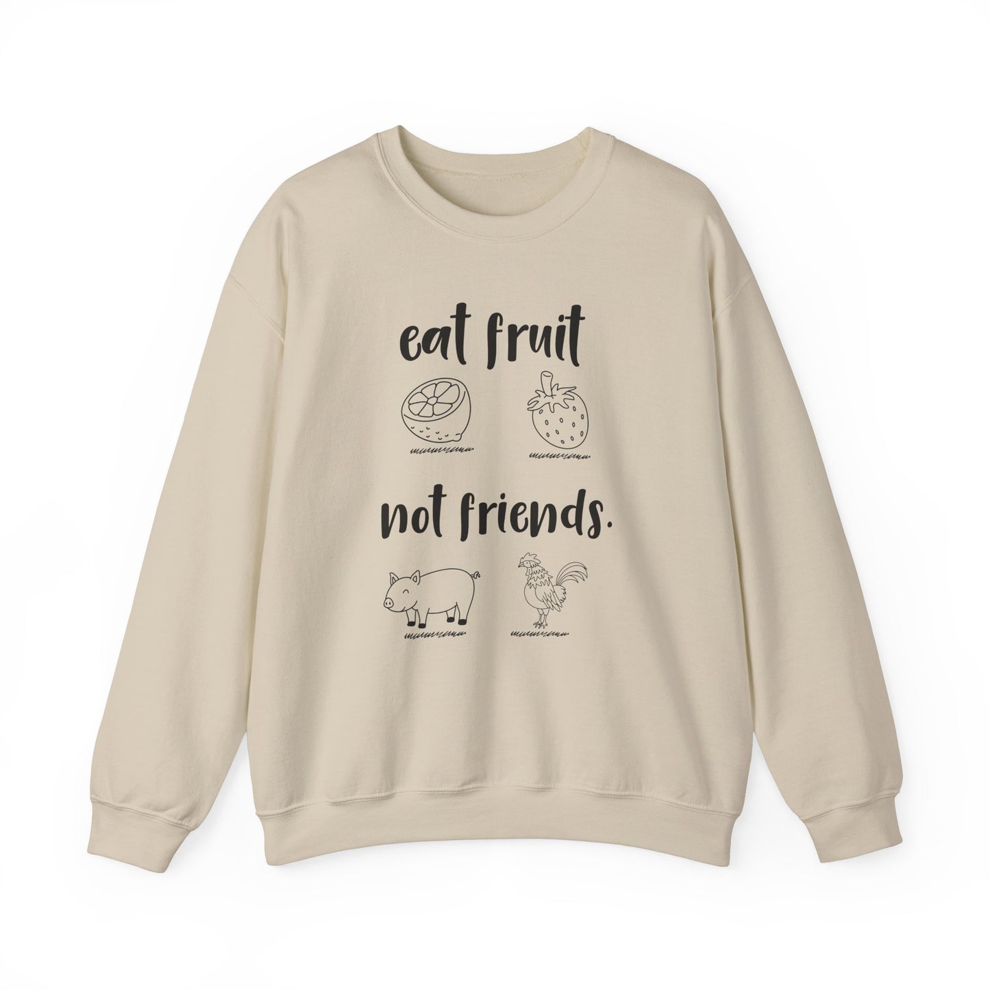 Eat Fruits, Not Friends - Unisex Heavy Blend™ Crewneck Sweatshirt