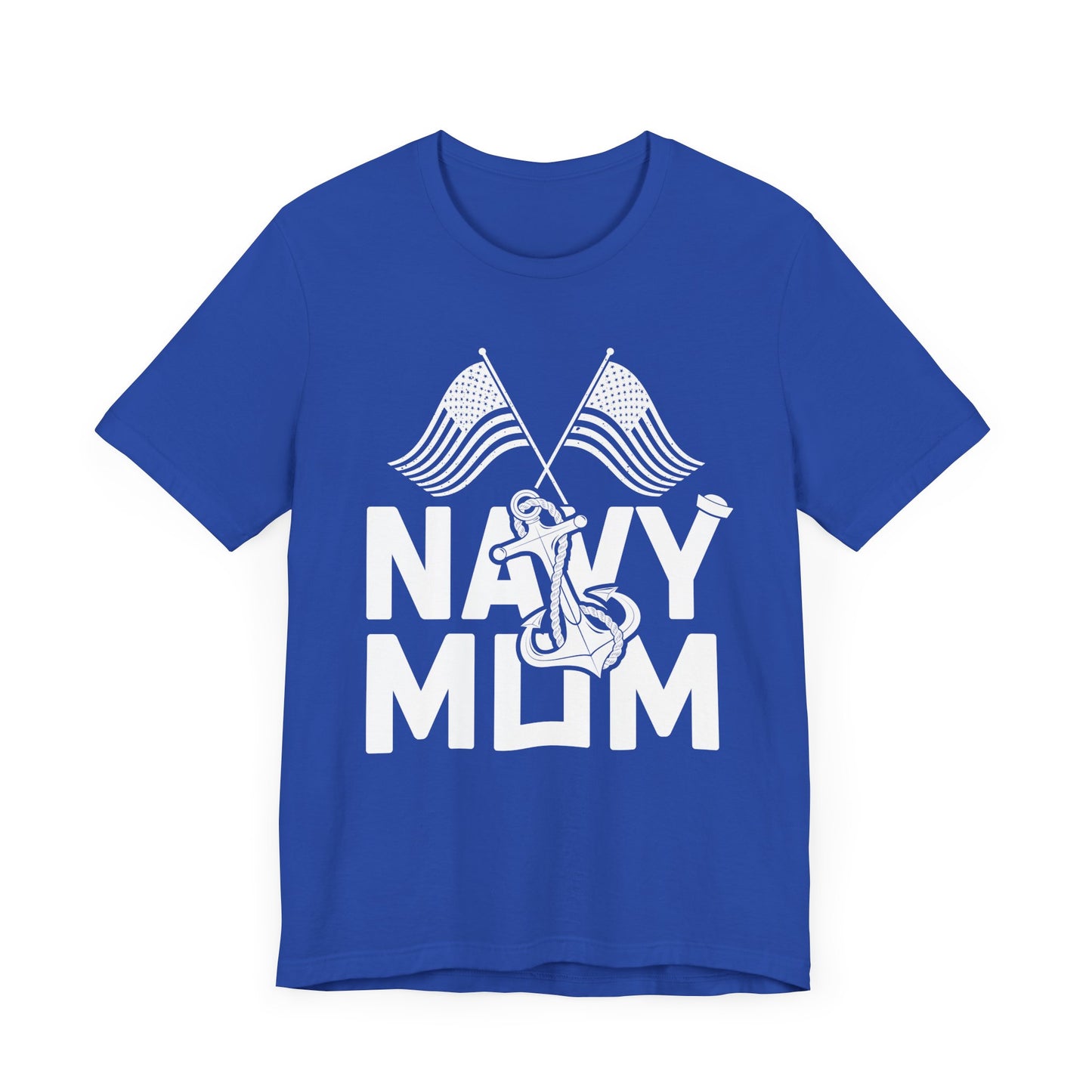 Navy Mom - Unisex Jersey Short Sleeve Tee - 13045