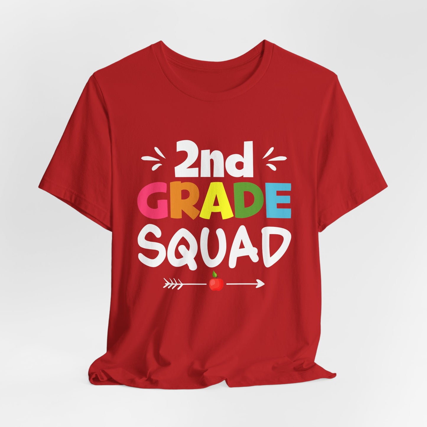 Teacher: 2nd Grade Squad - Unisex Jersey Short Sleeve Tee - 13532