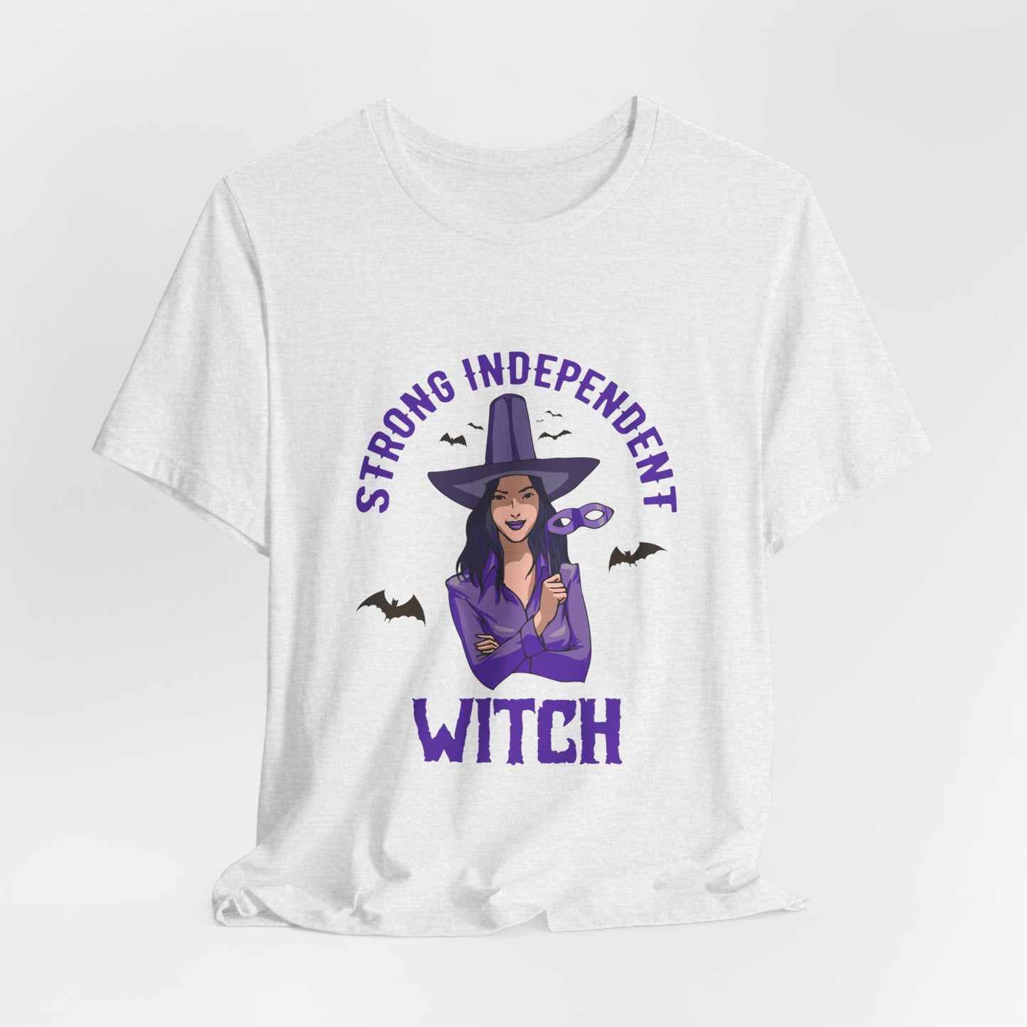 Halloween: Strong Independent Witch - Unisex Jersey Short Sleeve Tee