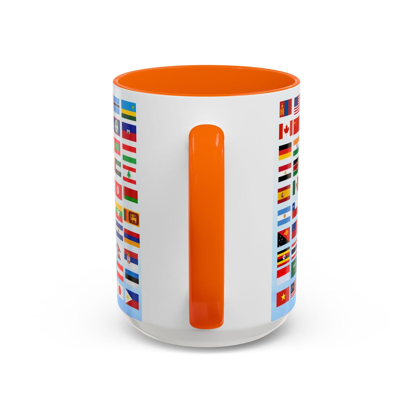 Kids, Happy Birthday, World Flag Fan, Details Customizable - Accent Coffee Mug (11, 15oz) - 11232