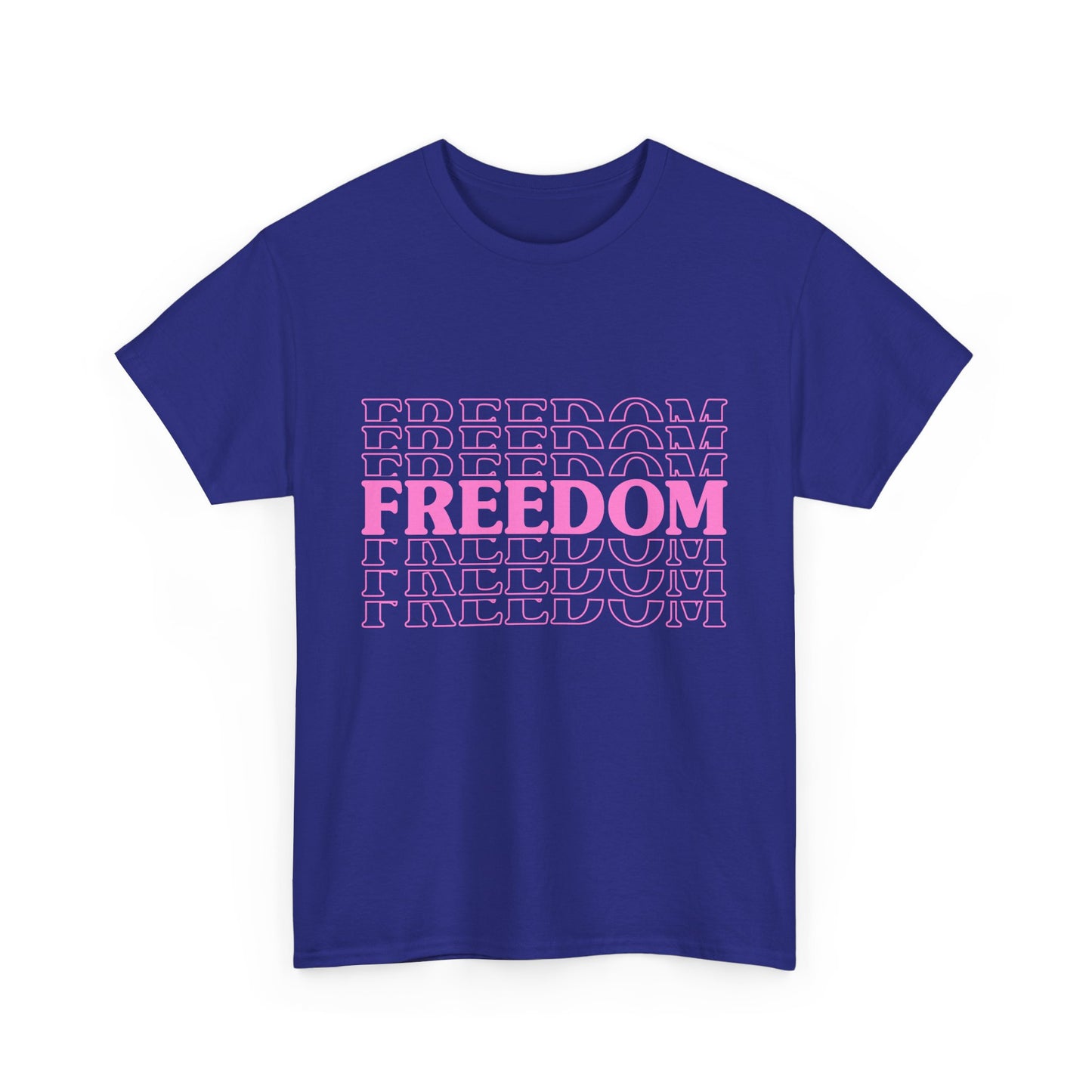 Bold Freedom Graphic Tee, Unisex Heavy Cotton Shirt, Casual Wear, Gift for Freedom Lovers, Statement T-Shirt, Everyday Essentials - 13518