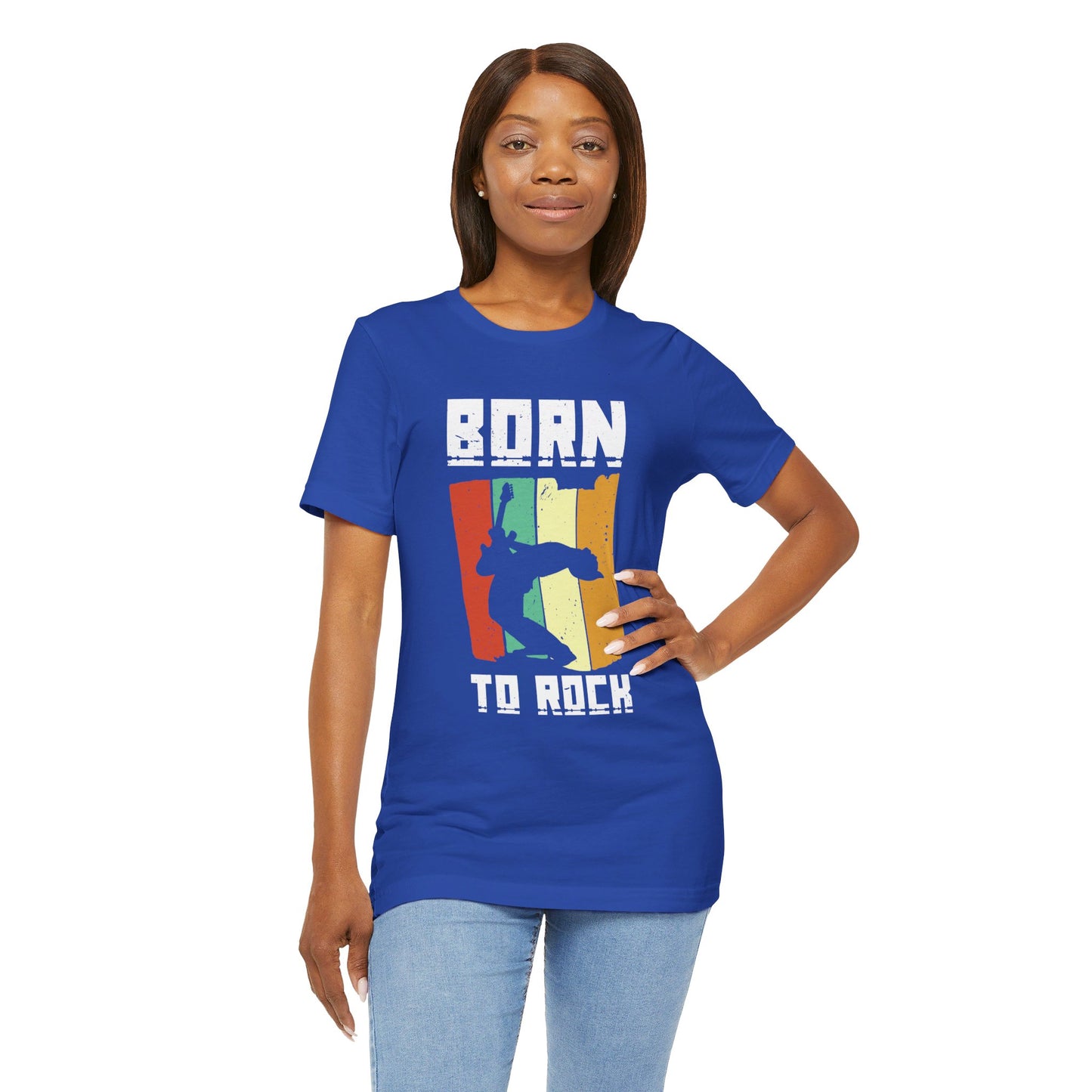 Born To Rock - Unisex Jersey Short Sleeve Tee