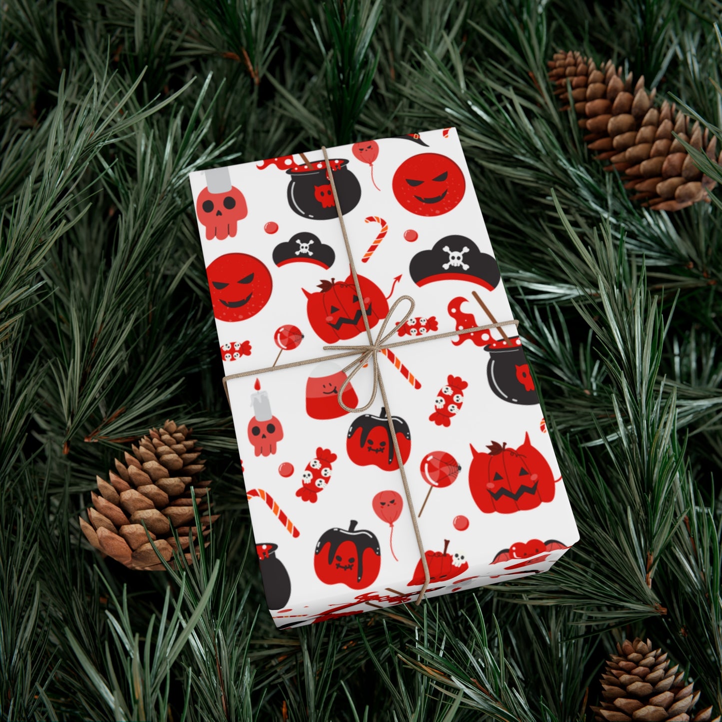 Red Halloween - Gift Wrap Papers