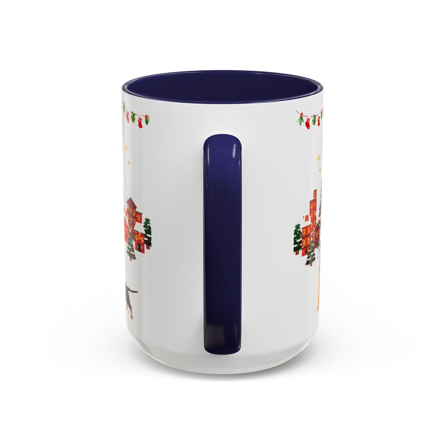 Christmas House - Accent Coffee Mug (11, 15oz)