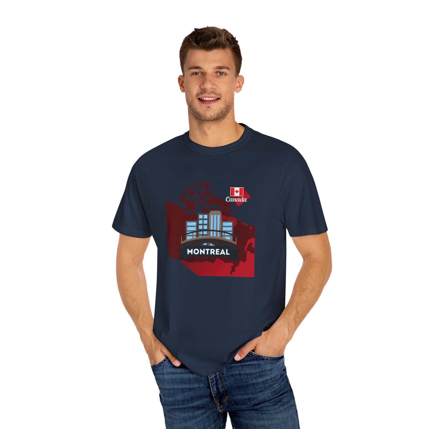 Montreal Graphic Unisex T-Shirt - Perfect for Travelers & Locals - 12201