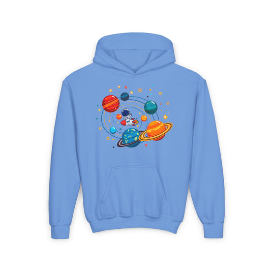 Our Solar Family! - Youth Heavy Blend Hooded Sweatshirt - 11161