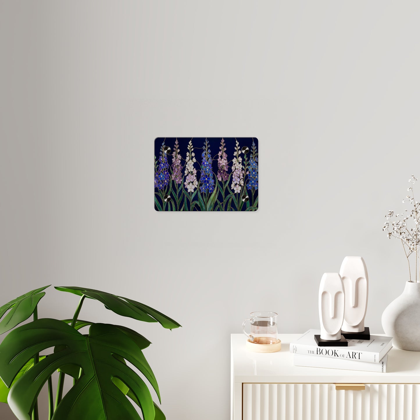 Larkspur Floral Acrylic Wall Art — 14605