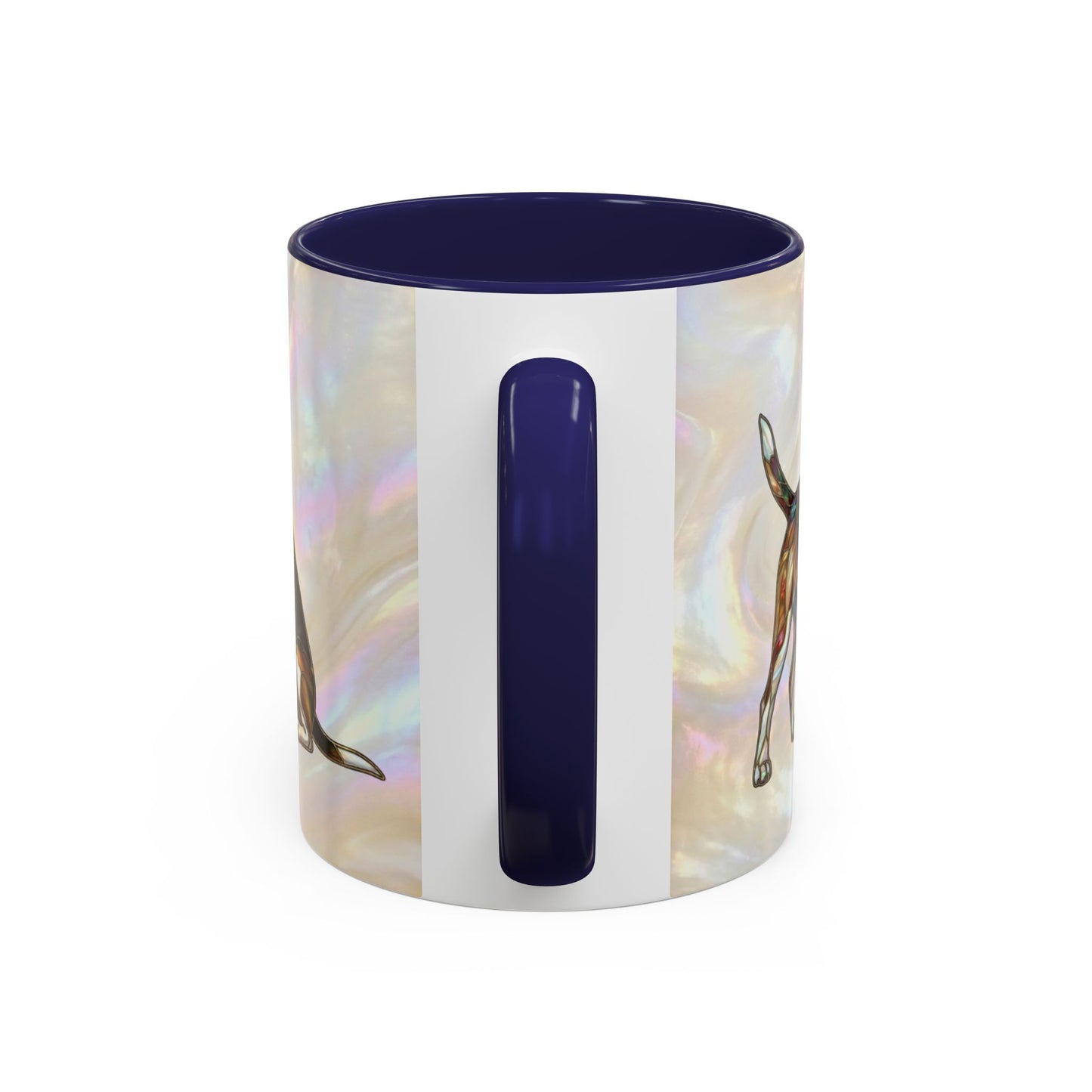 Beagle Accent Coffee Mug — Stained Glass Design (11/15oz) - 14615