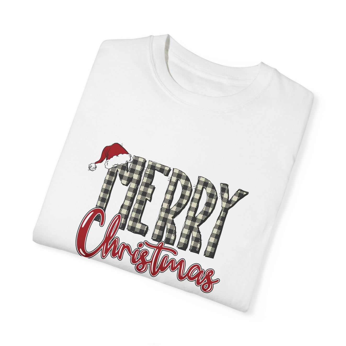 Merry Christmas - Unisex Garment-Dyed T-shirt - 10348