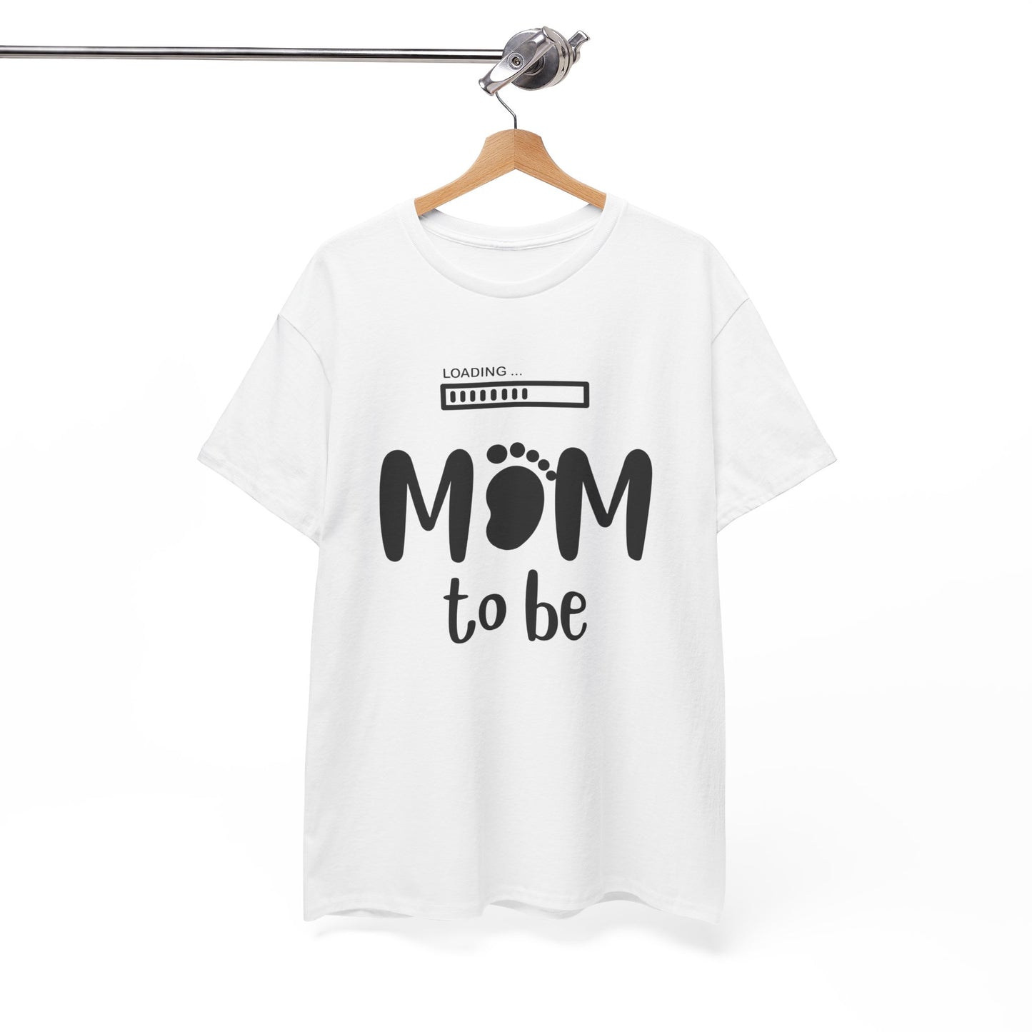 Mom to Be Shirt – Pregnancy Announcement Gift Tee with Loading Bar - 14879