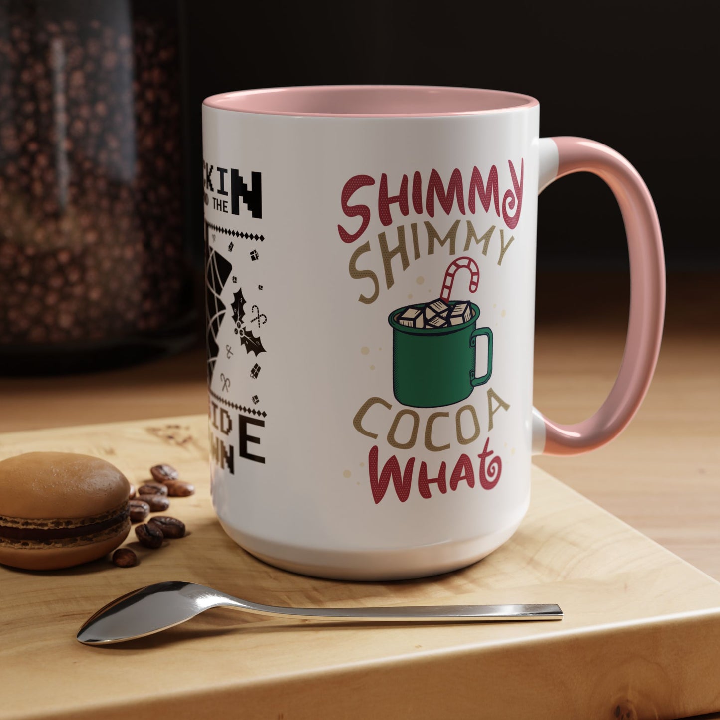 Rocking Around The Tree Upside Down - Accent Coffee Mug (11, 15oz)