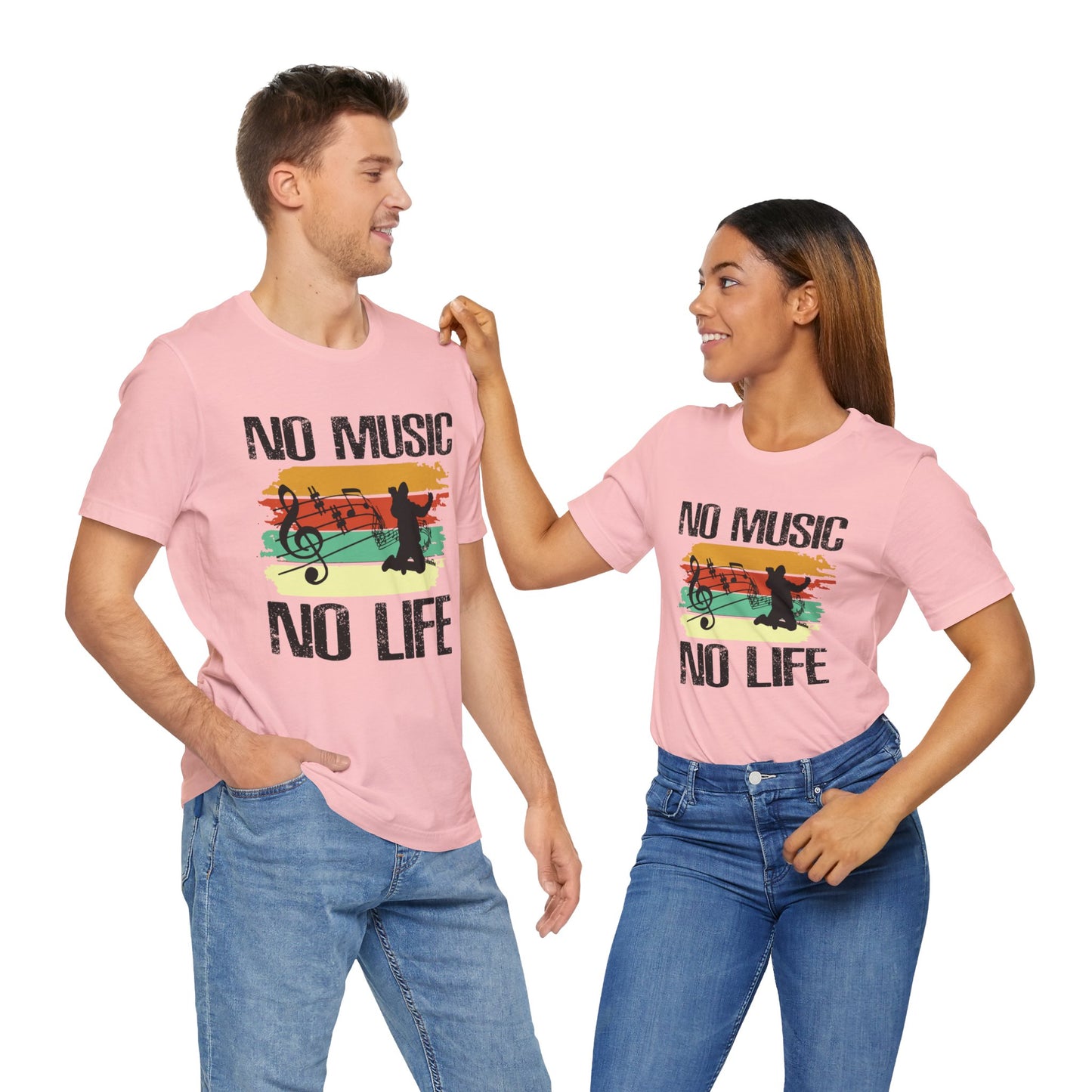 No Music No Life - Unisex Jersey Short Sleeve Tee