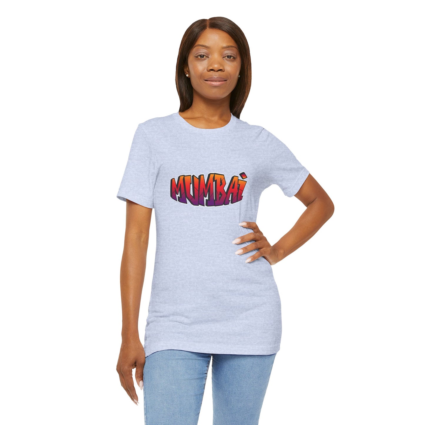 Mumbai Graphic Unisex Tee - Perfect for Tours and Casual Wear - 12043