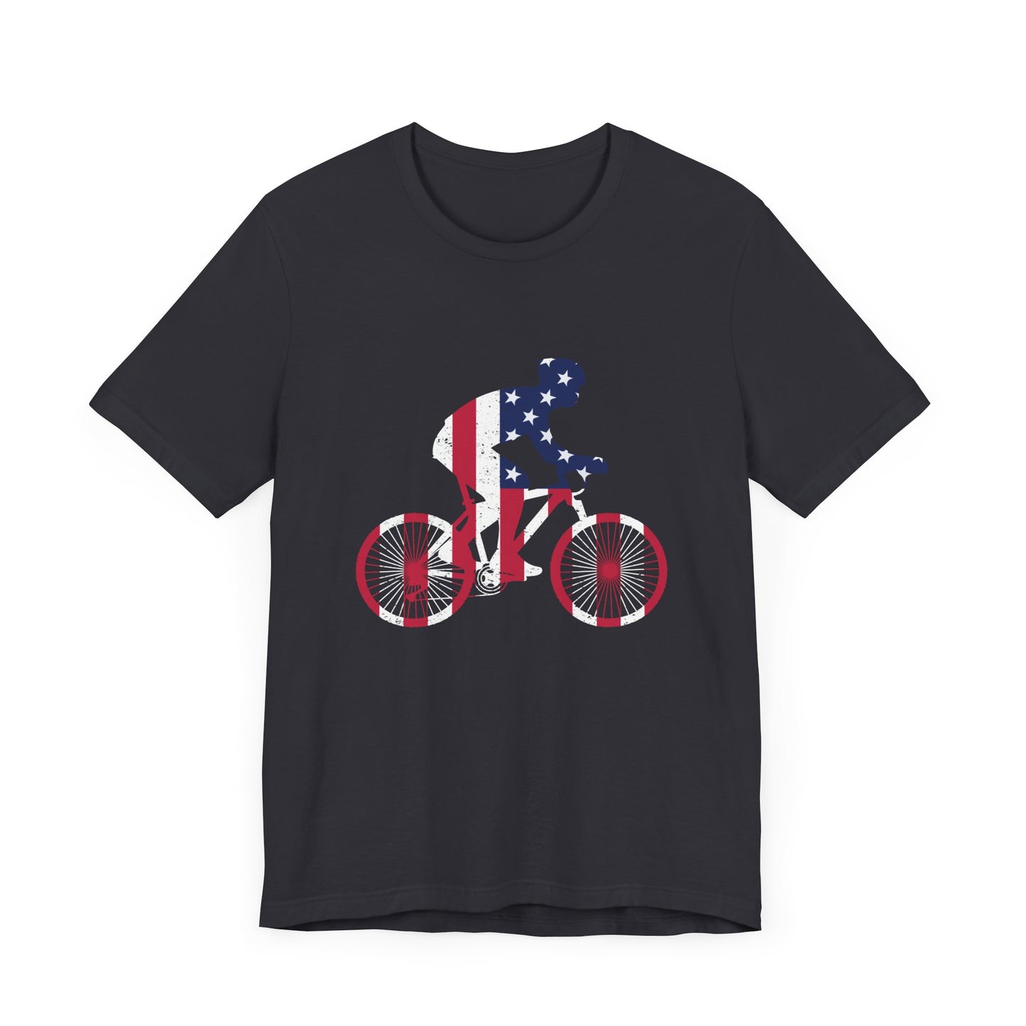 Bicycle: Patriotic Pedals - Unisex Jersey Short Sleeve Tee