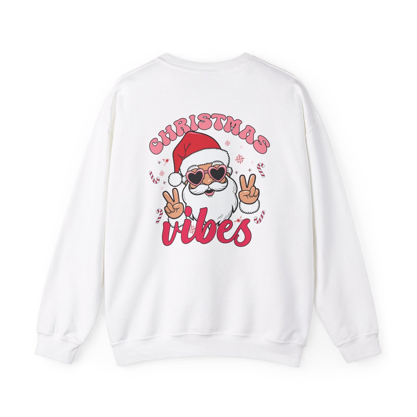 Santa, Christmas Vibes - Unisex Heavy Blend™ Crewneck Sweatshirt - 10171