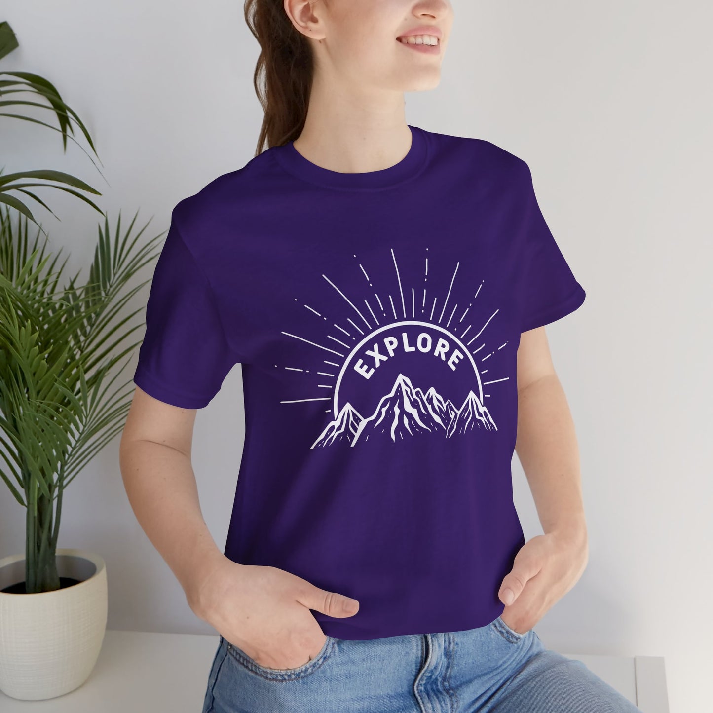 Camping: Explore - Unisex Jersey Short Sleeve Tee - 12640