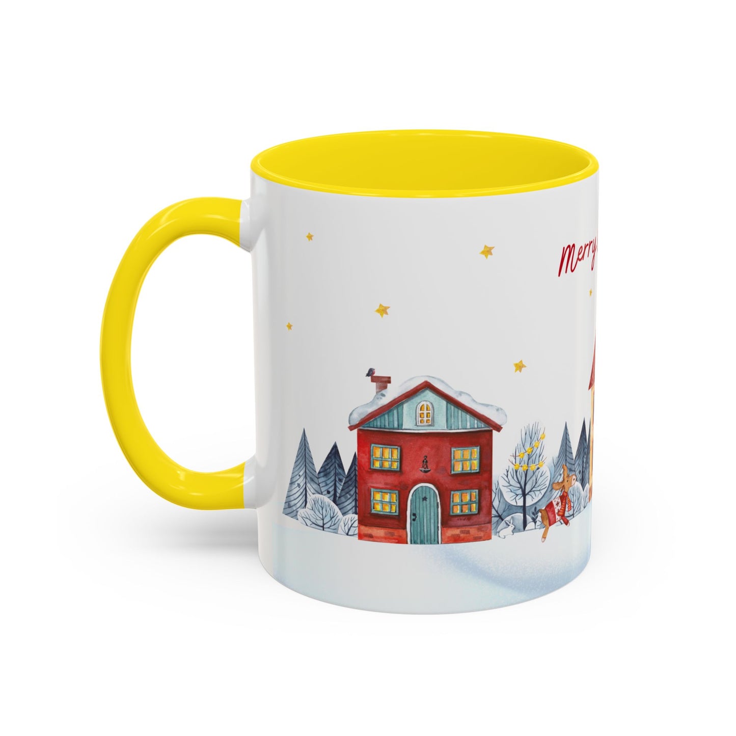 Merry Christmas, Holiday Vibe - Accent Coffee Mug (11, 15oz) - 11079