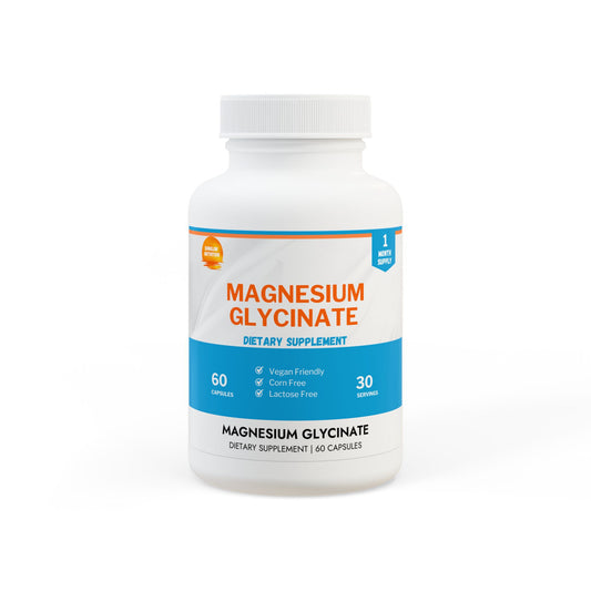 Magnesium Glycinate Supplement (60 Capsules)