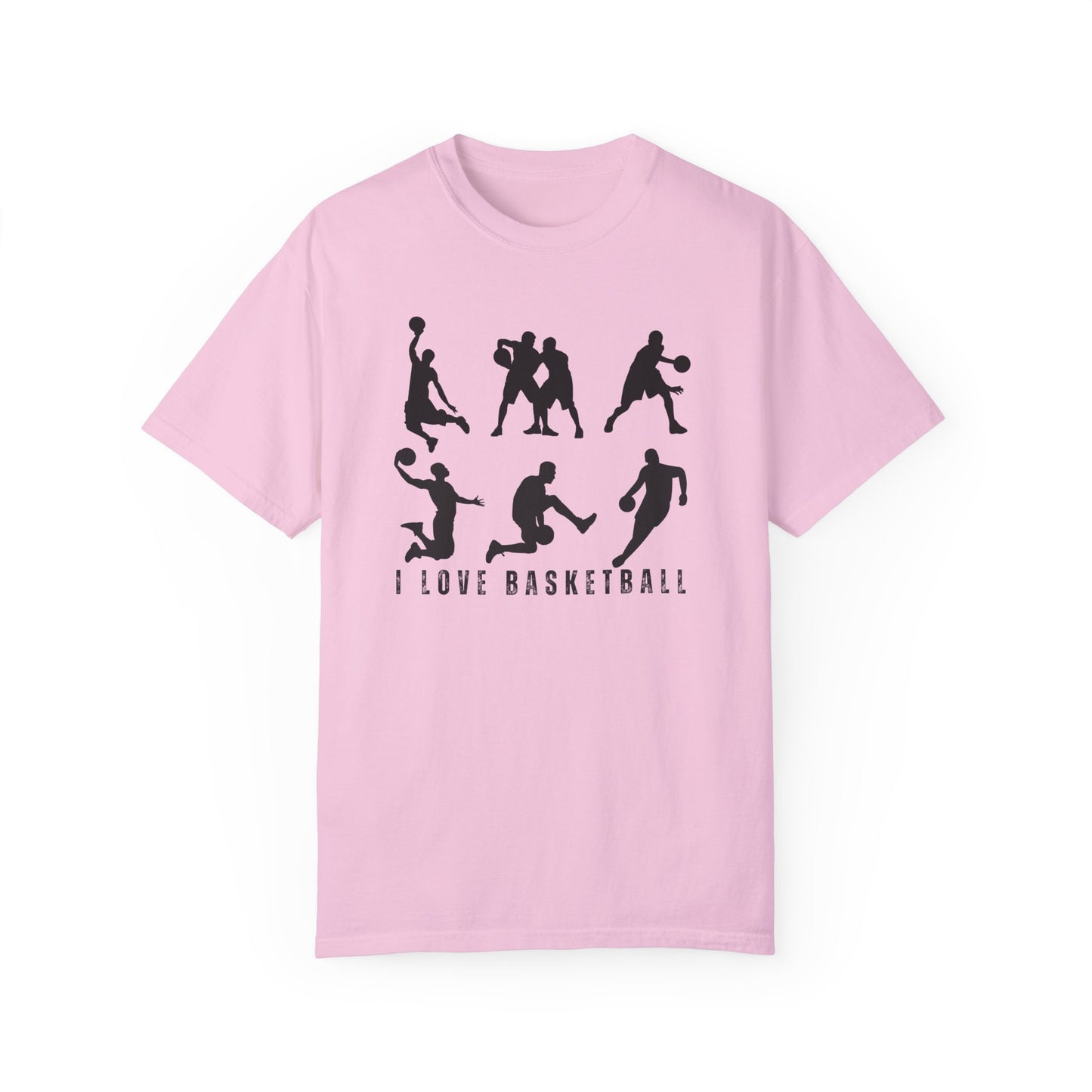 I Love Basketball - Unisex Garment-Dyed T-shirt - 10160