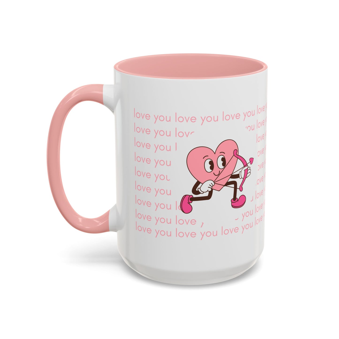 Valentine's, Love You - Accent Coffee Mug (11, 15oz) - 11471