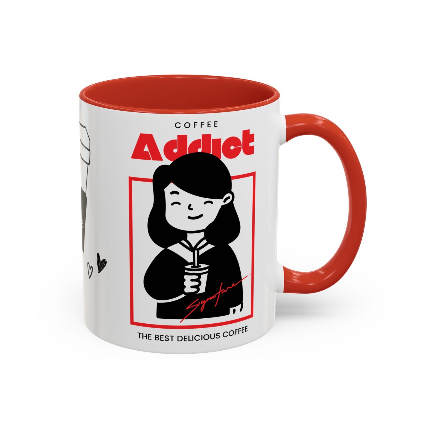 Coffee Addict, Enjoy - Accent Coffee Mug (11, 15oz) - 11297